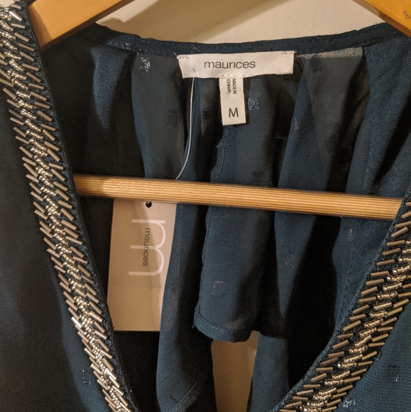 Maurices size Medium dark green Top - Picture 5 of 9